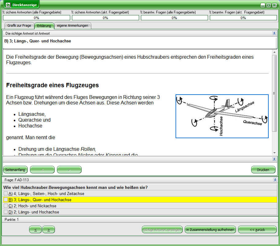 Erkl&auml;rungsbildschirm PPL-H